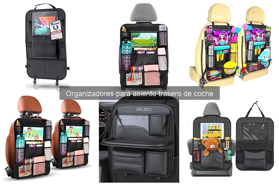 Alternativas al organizador para asiento trasero de coche