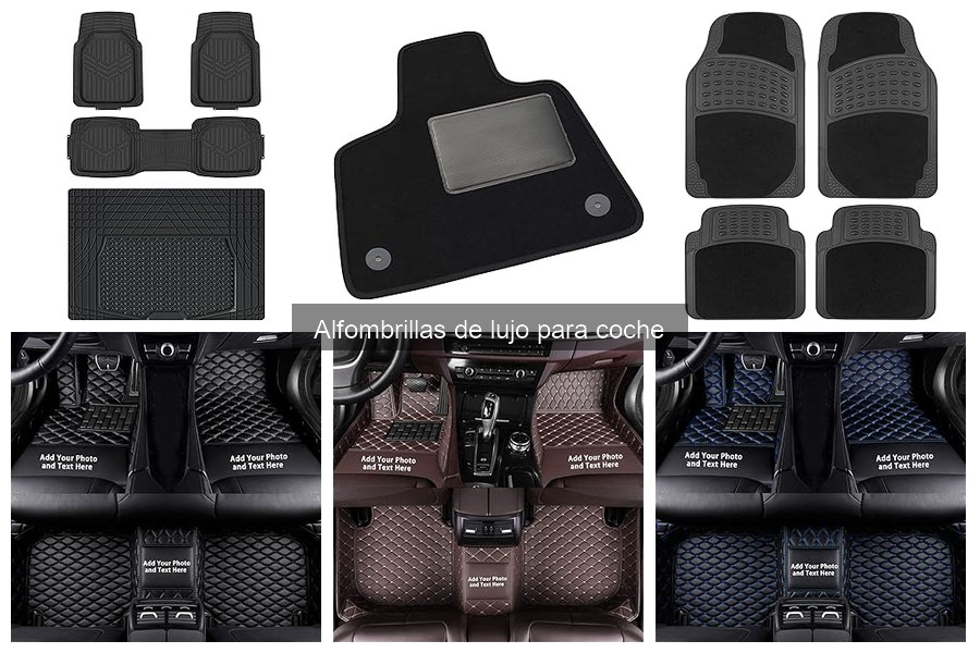 Alternativas asequibles a alfombrillas de lujo para coche
