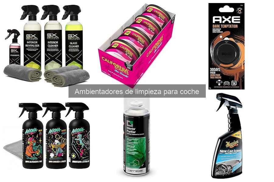 Alternativas caseras a ambientadores de limpieza para coche