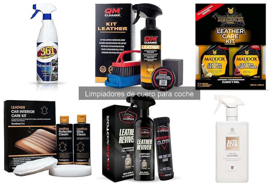 Alternativas naturales a limpiadores de cuero para coche