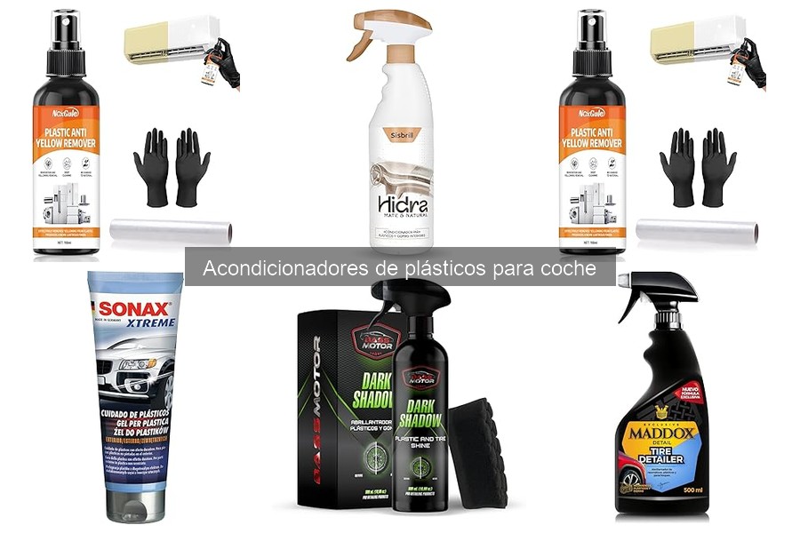 Alternativas naturales para acondicionadores de plásticos de coche