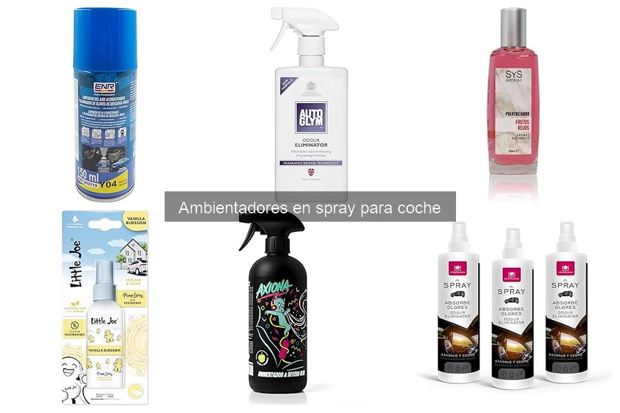 Ambientadores en spray para coche: opciones naturales y eficaces