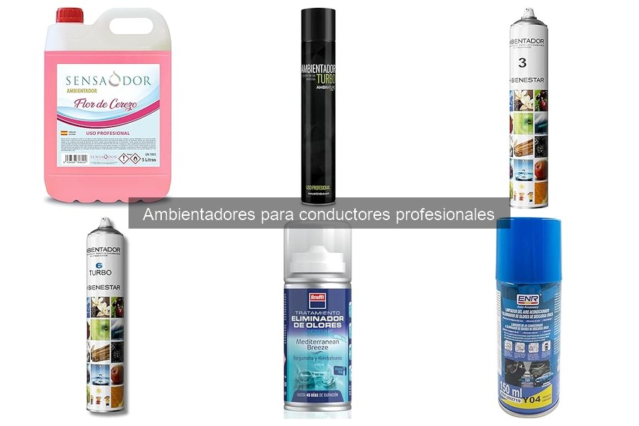 Ambientadores Hipoalergénicos para Conductores Sensibles