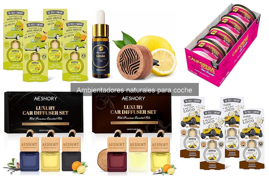 Ambientadores naturales para coche: Beneficios y características