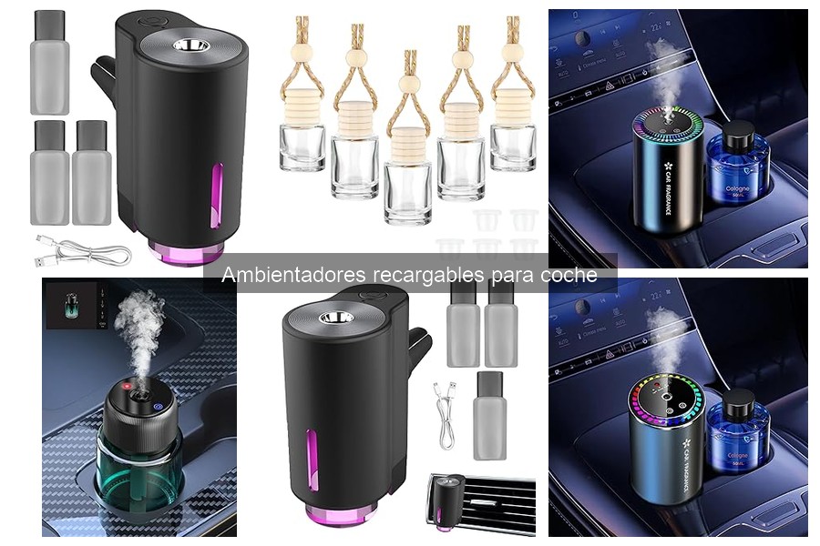 Ambientadores recargables para coche sin fragancia: opciones neutras