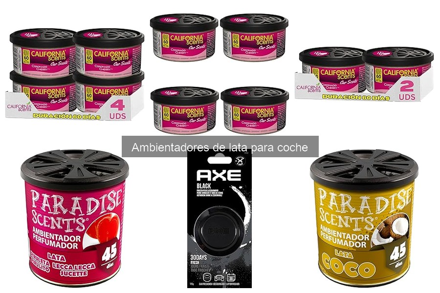 Aromas Populares en Ambientadores de Lata para Coche