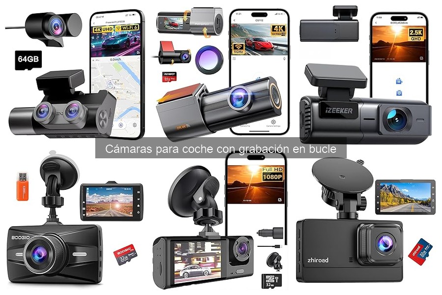 Características claves en cámaras para coche con grabación en bucle