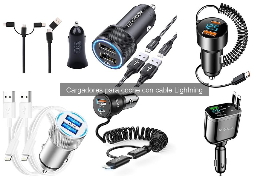 Cargador para coche con cable Lightning: ¿Sirve en cualquier vehículo?