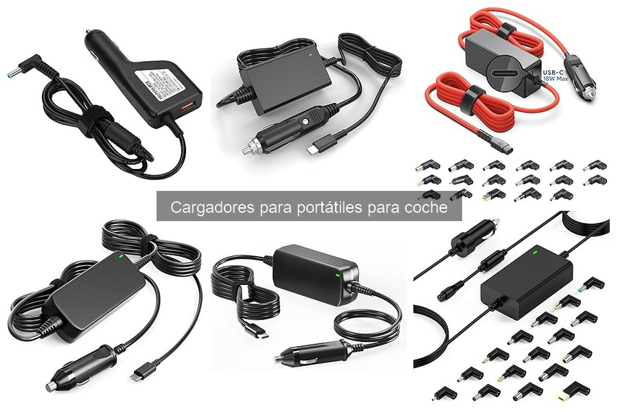 Cargadores para portátiles de coche: precios y mejores compras
