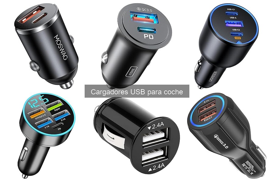Cargadores USB para coche compatibles con tu marca