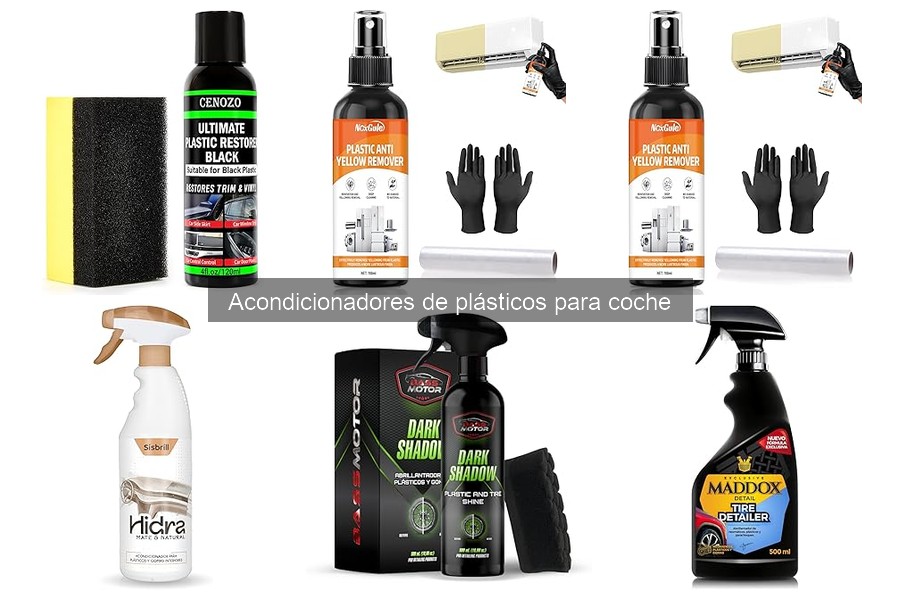 Cómo aplicar acondicionadores de plásticos para coche