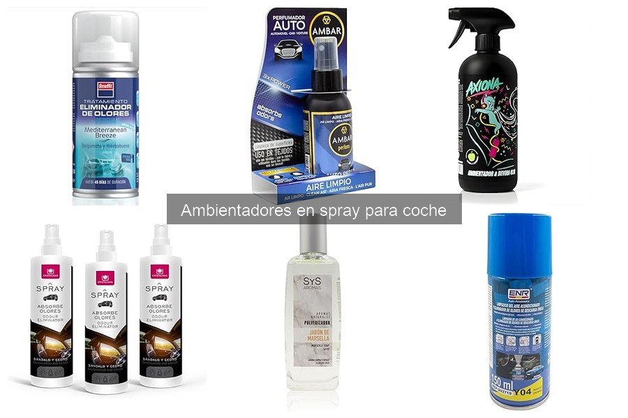 Cómo aplicar ambientadores en spray en tu coche