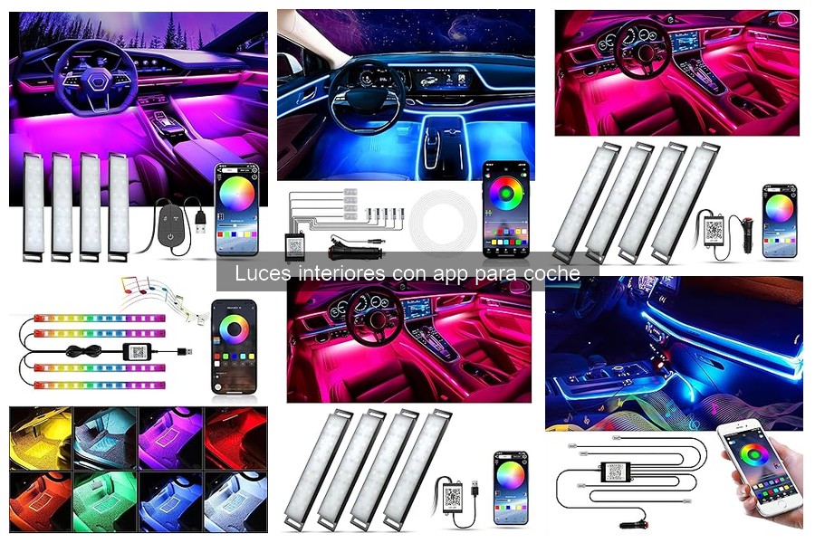 Cómo configurar luces interiores con app para coche