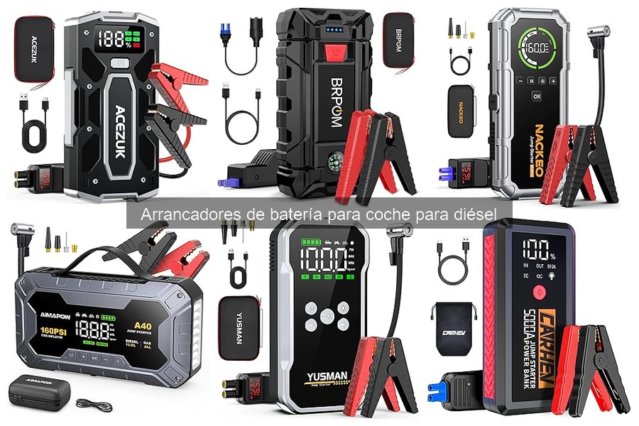 Cómo elegir el mejor arrancador de batería para coche diésel