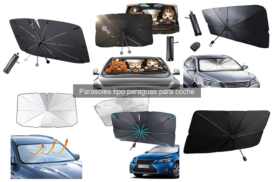 Cómo elegir el mejor parasol tipo paraguas para coche