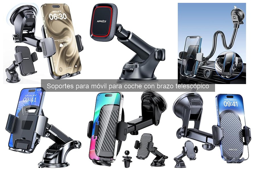 Cómo elegir el mejor soporte para móvil con brazo telescópico