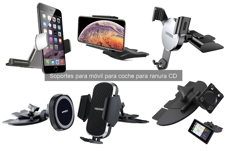 Cómo elegir el mejor soporte para móvil en ranura CD