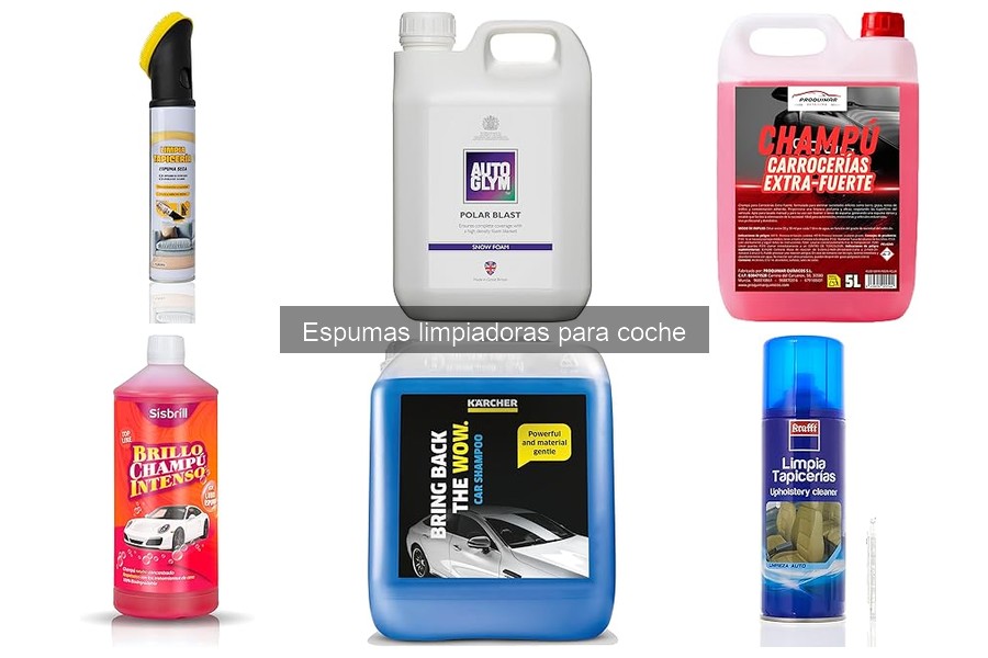 Cómo elegir la espuma limpiadora ideal para tu coche
