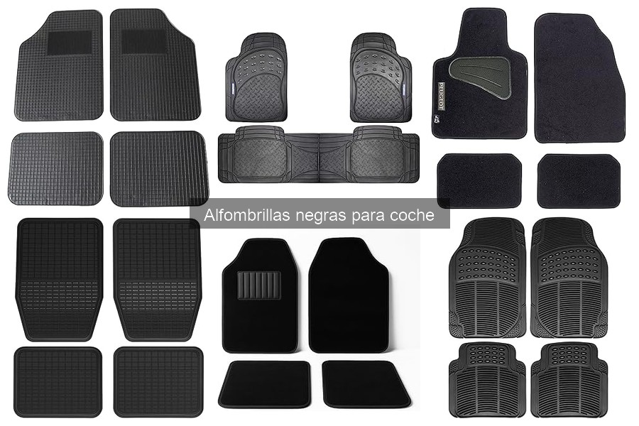 Cómo elegir la mejor alfombrilla negra para tu coche