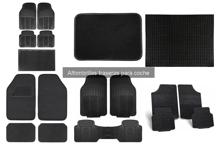 Cómo Elegir las Mejores Alfombrillas Traseras para Coche