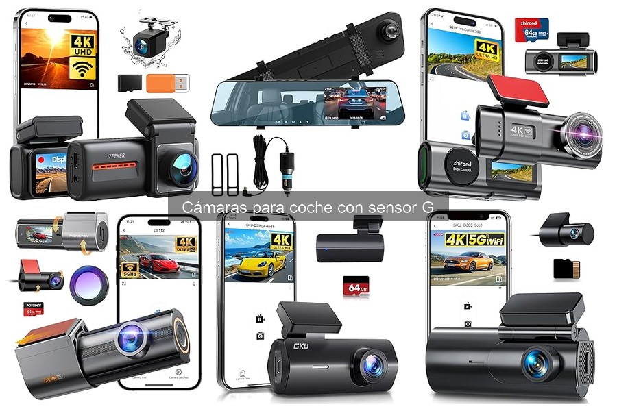 Cómo funciona el sensor G en cámaras para coche