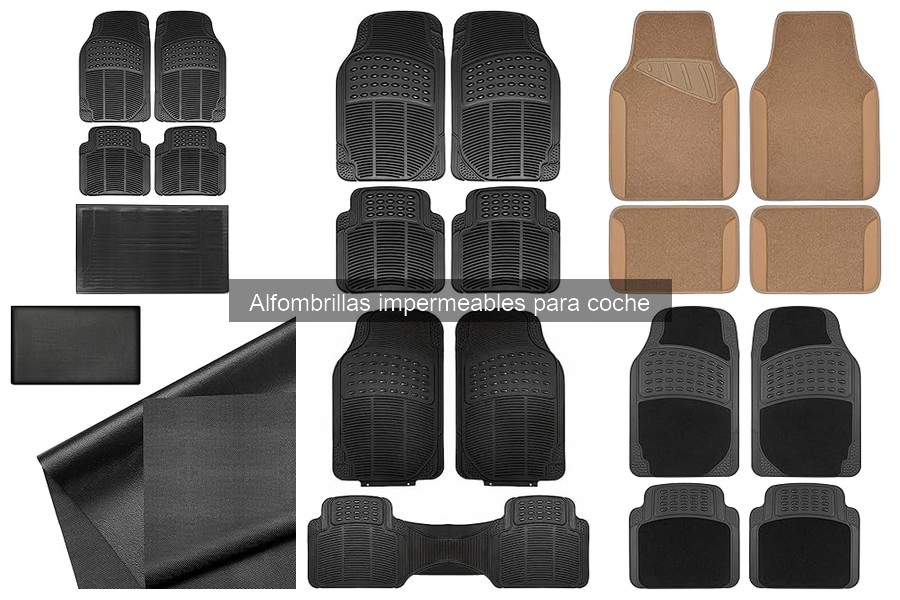 Cómo instalar alfombrillas impermeables en tu coche