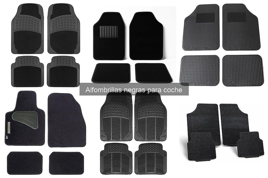 Cómo instalar alfombrillas negras para coche fácilmente