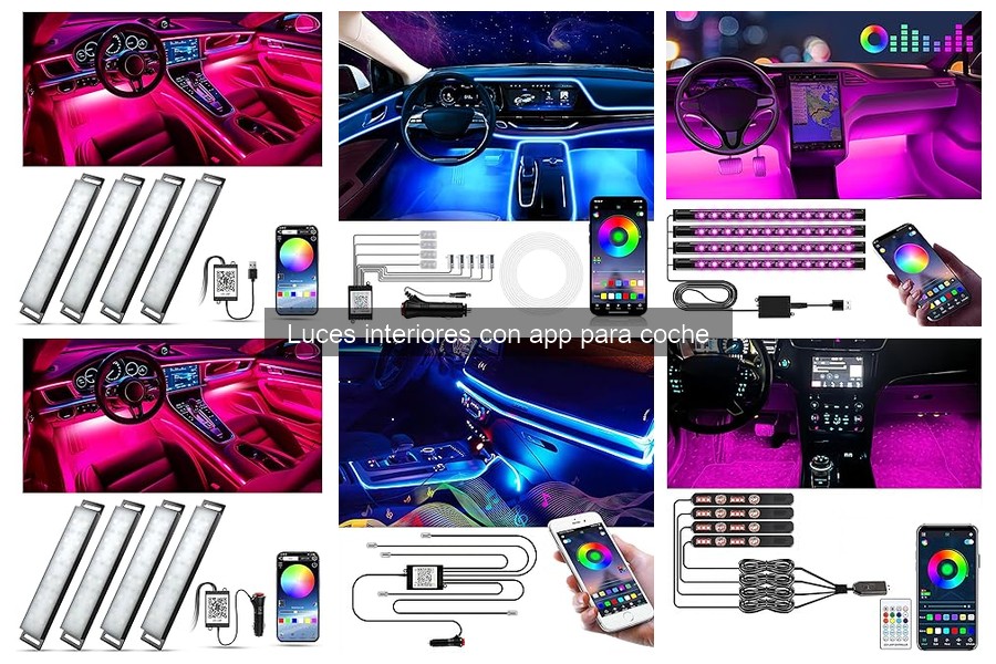 Cómo instalar luces interiores con app en tu coche