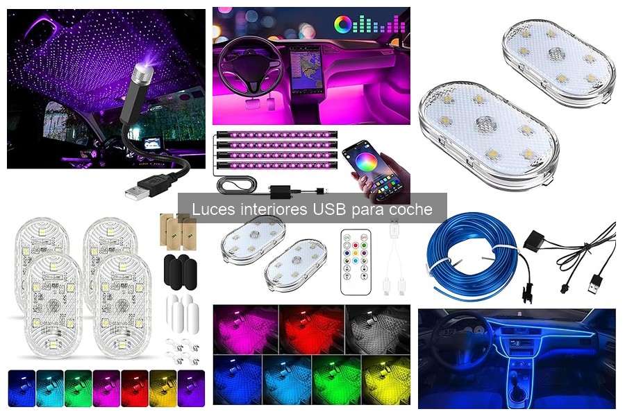 Cómo instalar luces interiores USB en tu coche fácilmente