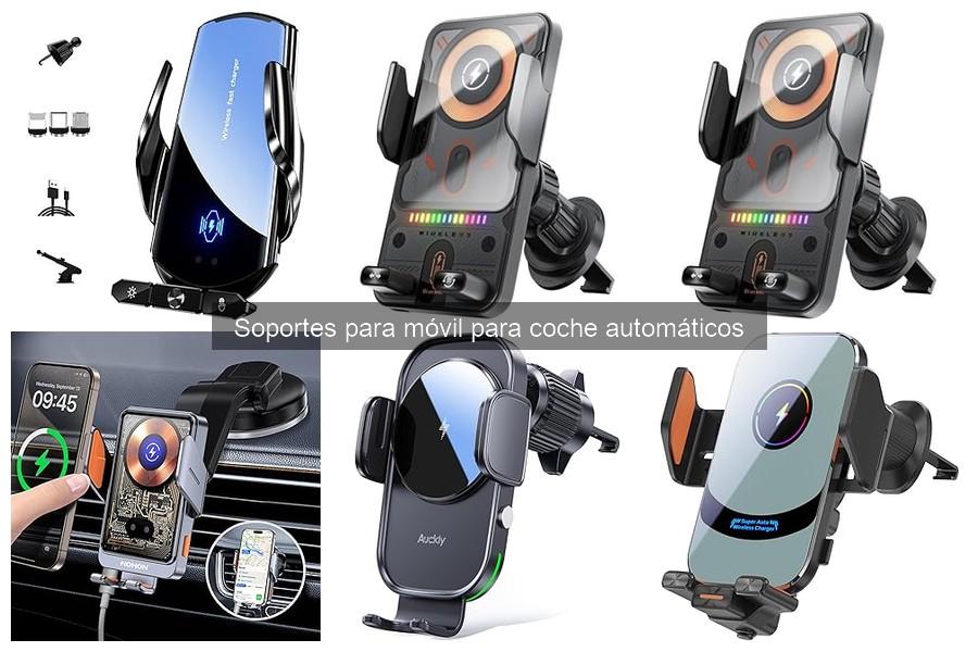 Cómo instalar un soporte automático para móvil en el coche