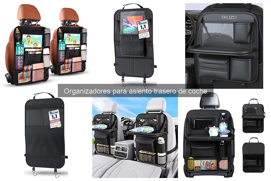 Cómo mantener organizadores para asiento trasero de coche