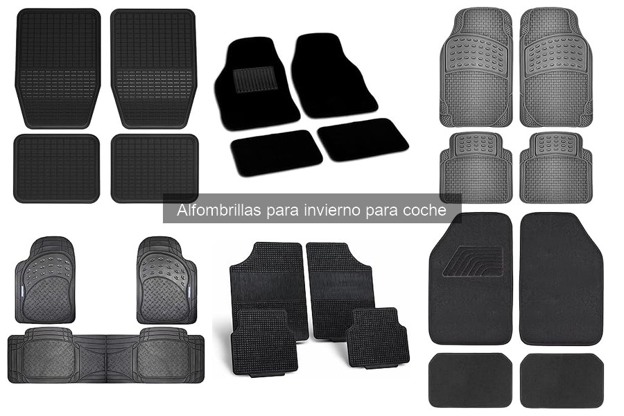 Cómo mantener tus alfombrillas de invierno para coche