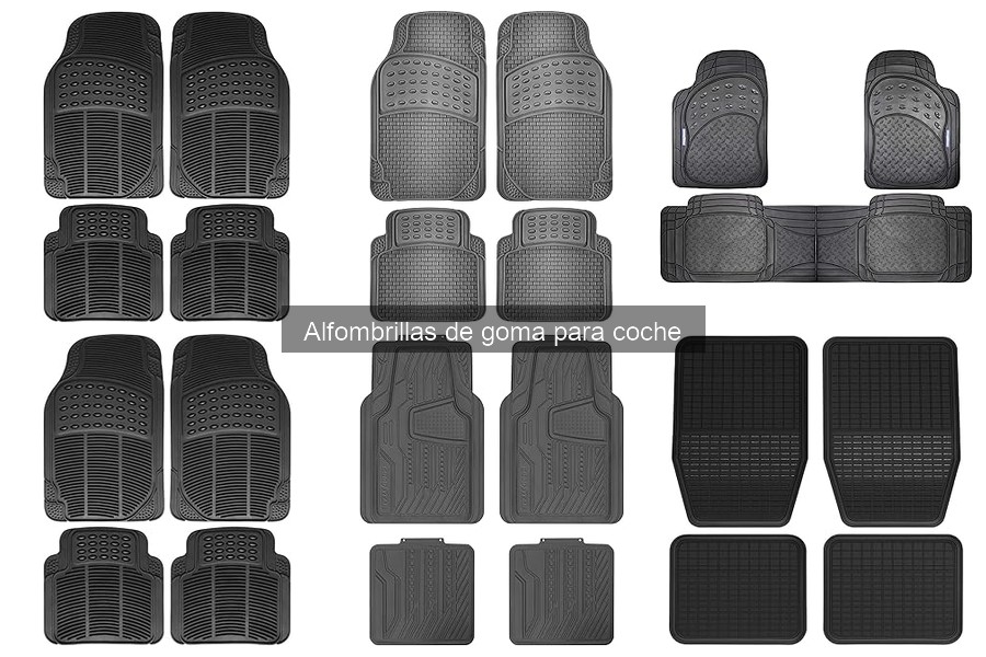 Cómo mantener y limpiar alfombrillas de goma para coche