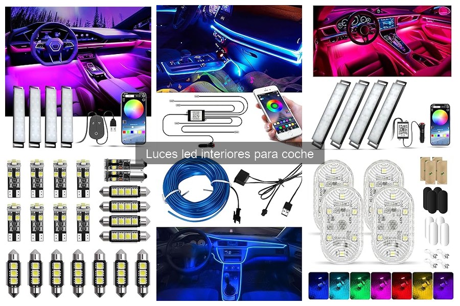 Cómo mantener y limpiar luces LED interiores del coche