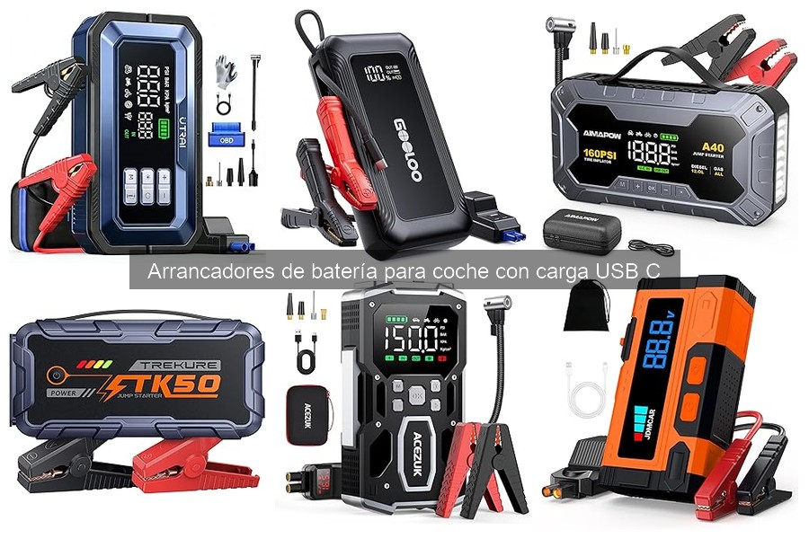 Cómo usar un arrancador de batería con carga USB C