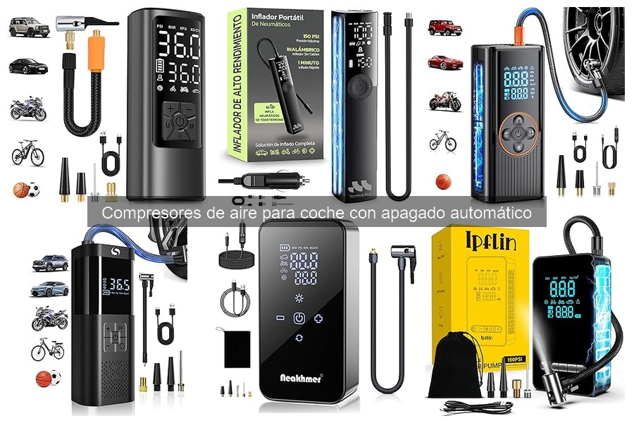 Cómo usar un compresor de aire para coche con apagado automático