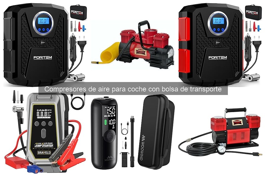 Cómo usar un compresor de aire portátil para coche