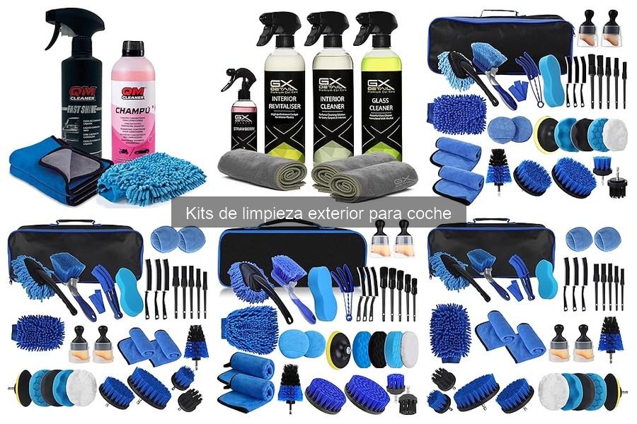 Cómo usar un kit de limpieza exterior para coche eficazmente