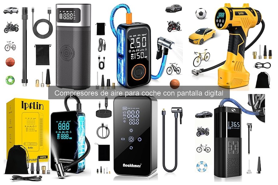Cómo utilizar un compresor de aire digital para coche