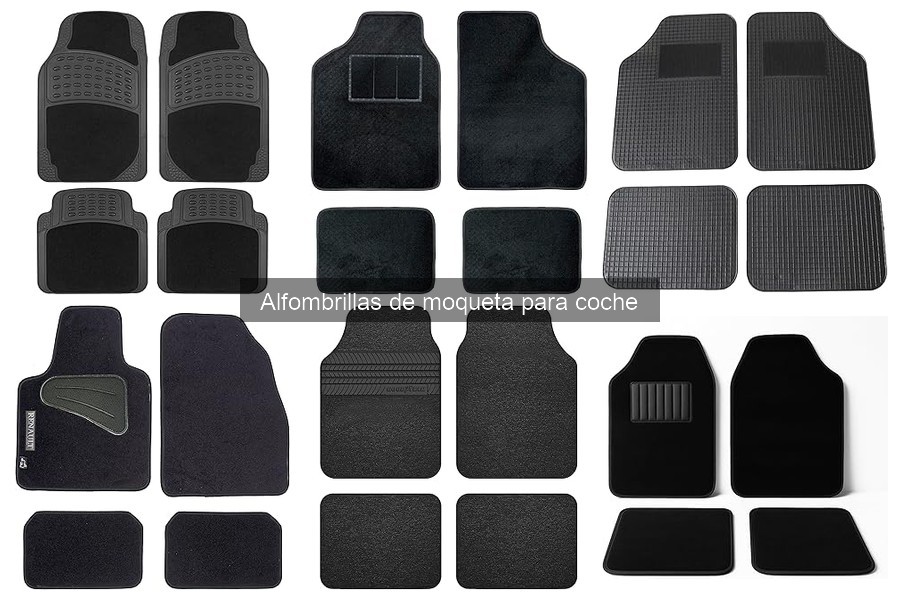 Comparativa: Alfombrillas de Moqueta vs Goma para Coche