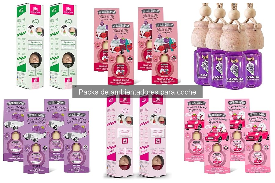 Comparativa: Ambientadores en Spray vs. Packs para Coche