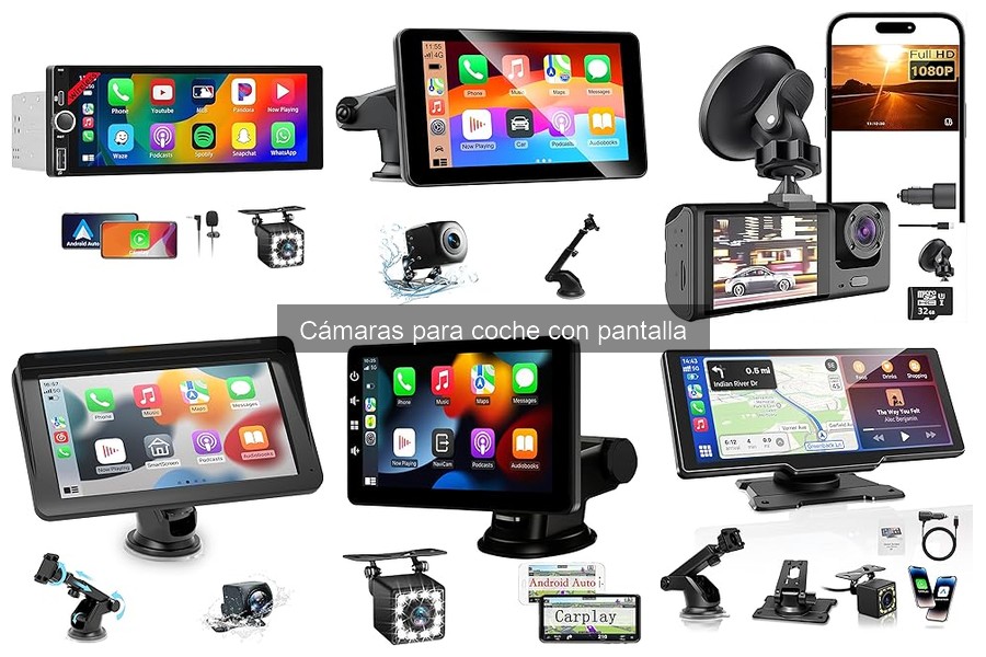 Comparativa: Cámaras para coche con pantalla vs. convencionales