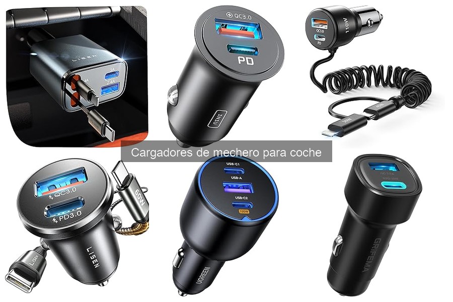 Comparativa: Cargadores de mechero vs. otros cargadores