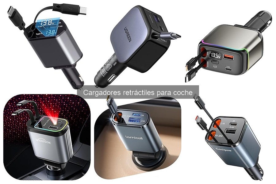 Comparativa: Cargadores Retráctiles vs Convencionales para Coche