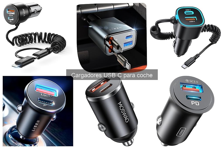 Comparativa: Cargadores USB C vs Micro USB para Coche