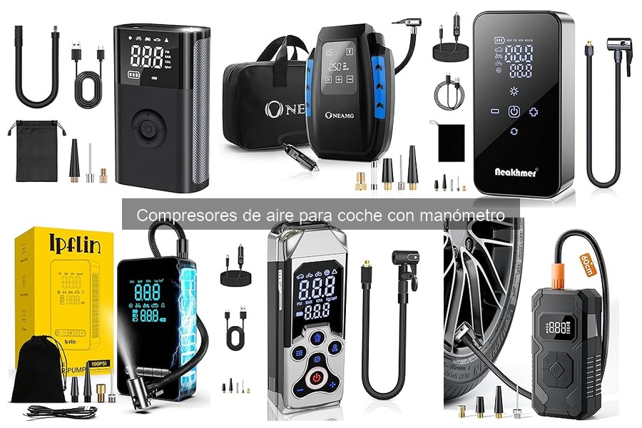 Comparativa: Compresores de aire manuales vs automáticos para coche