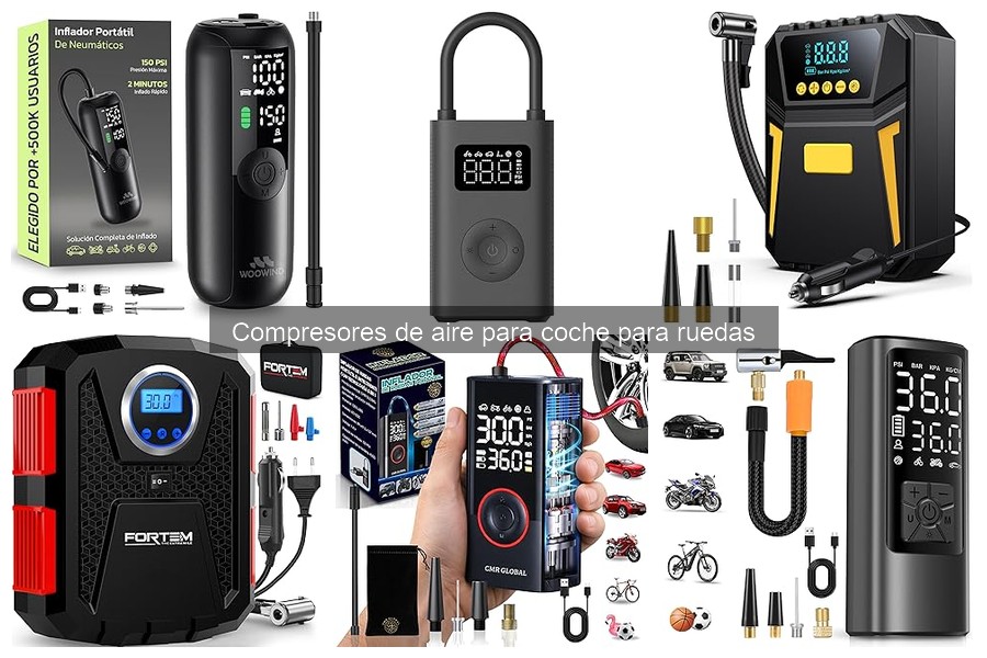 Comparativa: Compresores de aire Portátiles vs Plug-in para Coche
