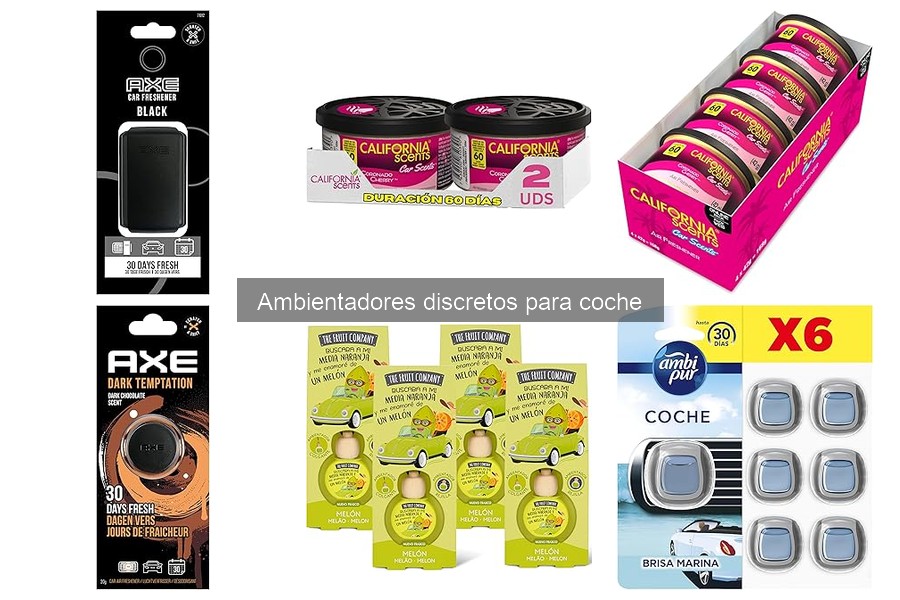 Comparativa de Ambientadores Discretos para Coche