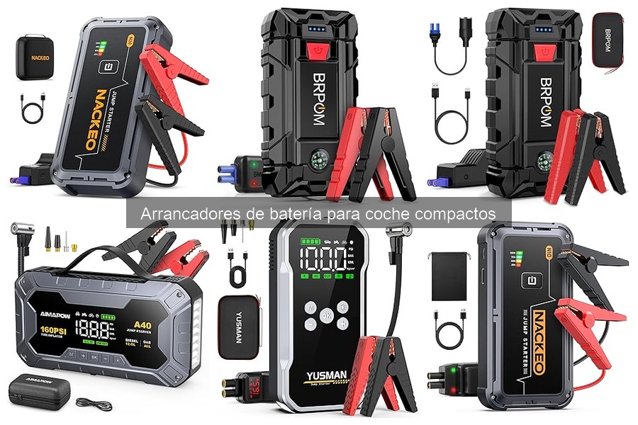 Comparativa de Arrancadores de Batería Compactos para Coche