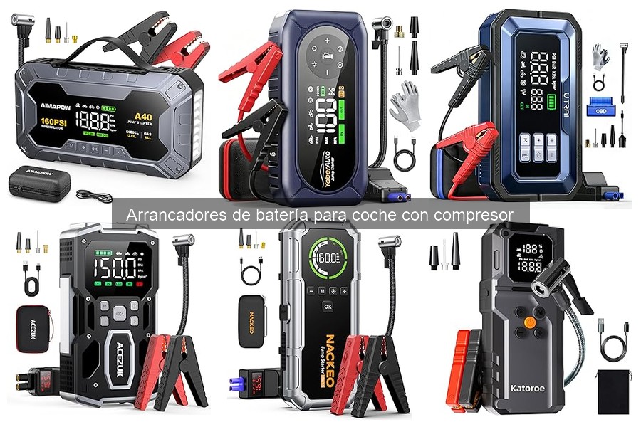 Comparativa de Arrancadores de Batería con Compresor